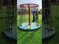 Children's Outdoor Play Equipment Customized Rotating Astronaut Playground Rotating Amusement Park R