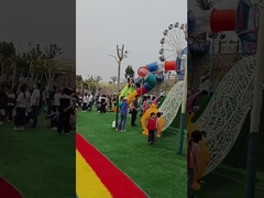 Octopus Dry Land Small Outdoor Children Plastic Amusement Equipment Set for Garden