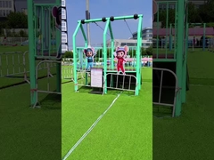Non Powered Steel Interactive Playground Equipment Zipline Roller Coaster Equipment For Amusement
