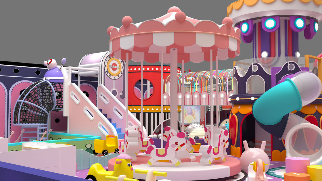 Cozy Commercial Play Area Equipment Kid Safe Colorful Indoor Playground Equipment For Home