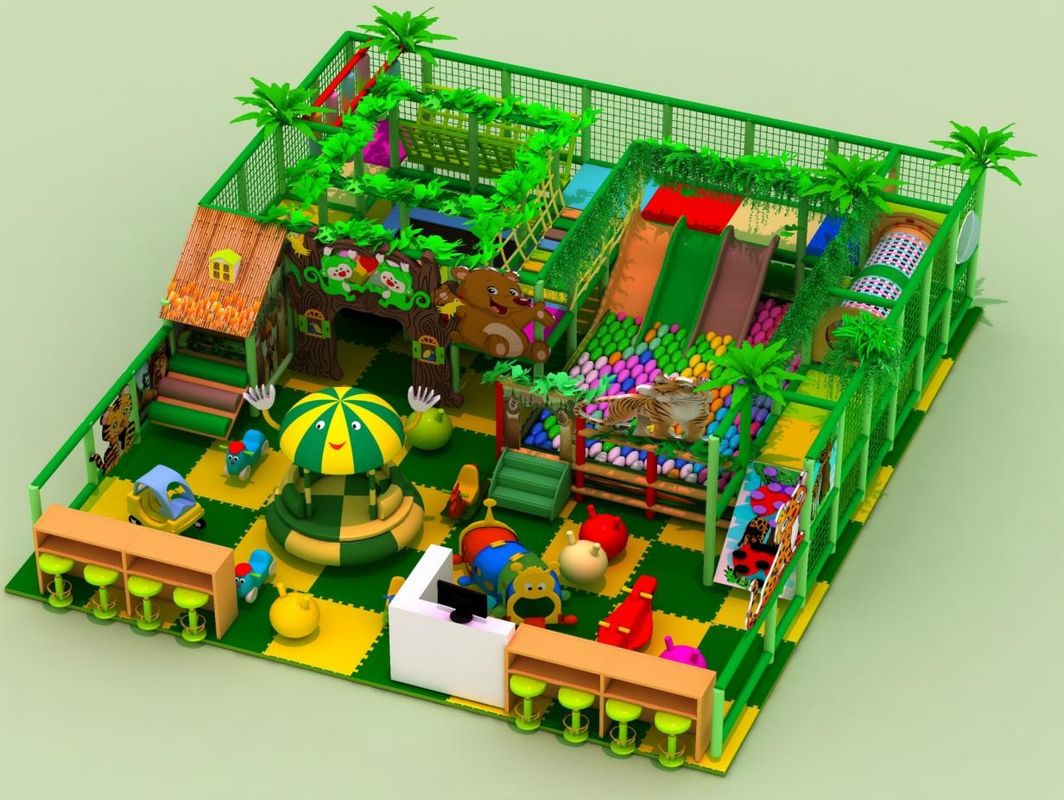 Fresh Forest Style Commercial Play Structures Soft Shopping Center Indoor Soft Play Equipment