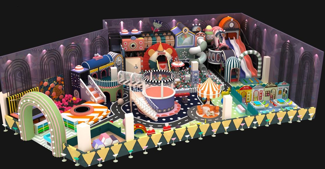Sweet Spot Indoor Playhouse Equipment PVC Commercial Indoor Playhouse Playground Anti Cracking