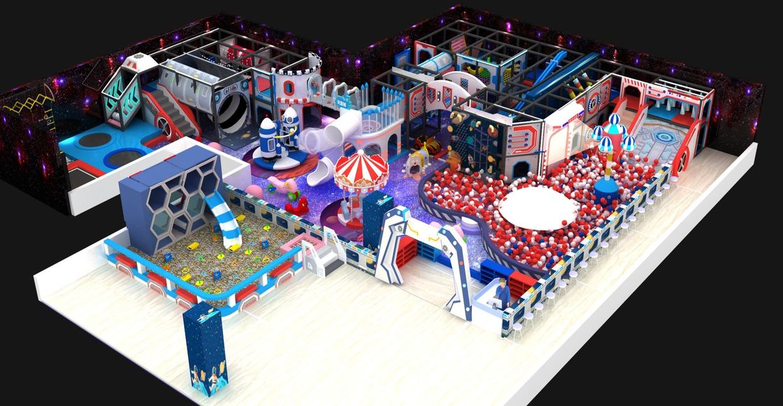 Children Soft Playground Equipment Safe Colorful Soft Commercial Play Grounds