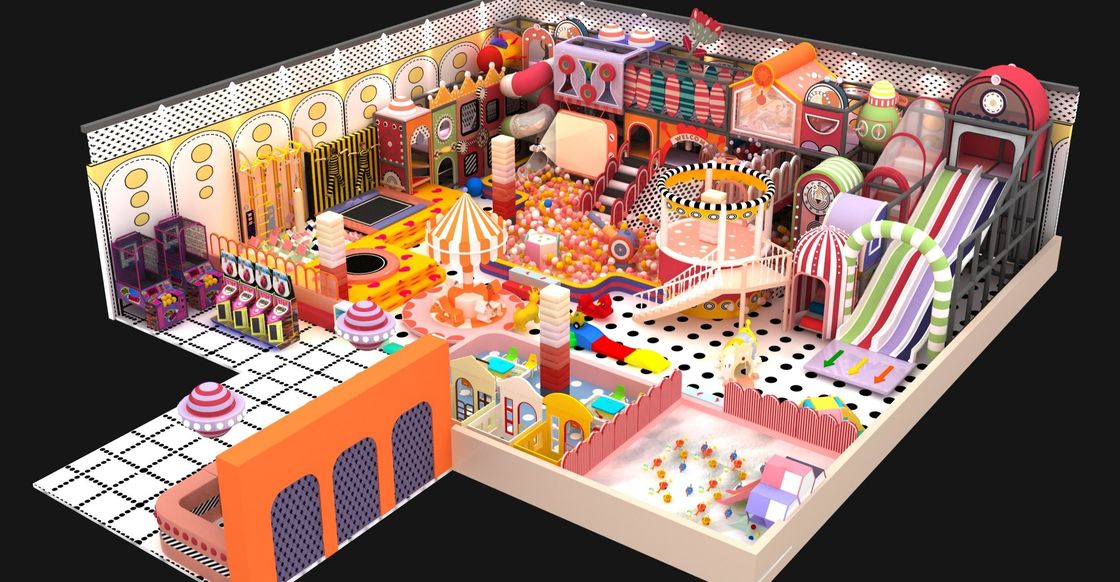 Cozy Commercial Play Area Equipment Kid Safe Colorful Indoor Playground Equipment For Home