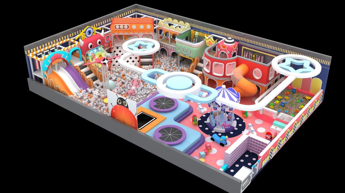Cozy Commercial Play Area Equipment Kid Safe Colorful Indoor Playground Equipment For Home