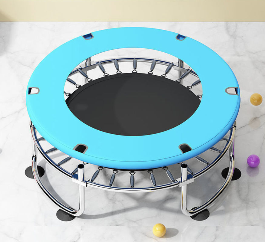 38 Inch Mini Bounce Trampoline Park Daily Jumping Children'S Playground 4.9kg Mini Trampoline Indoor
