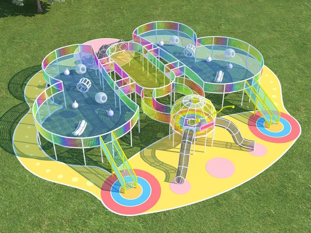 Soft Children'S Jumping Trampoline Trampoline Park 5 Years Old Trampoline Park Birthday Party