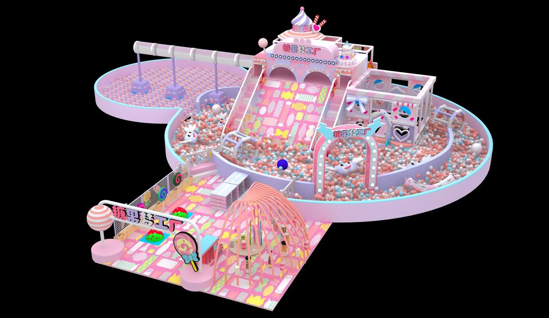 Candy Theme Wallpaper Indoor Children Play Ground Kids Children Playground Indoor Zone Equipment