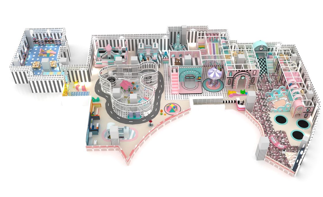 Customized New Design High Quality Multi-Functional Commercial Kids Zone Indoor Playground Equipment