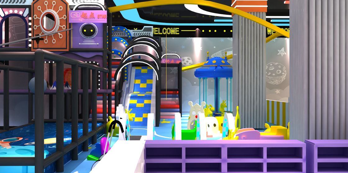 Children's Indoor Soft Amusement Playground Customized Indoor Playground for Encouraging Creativity and Social Skills