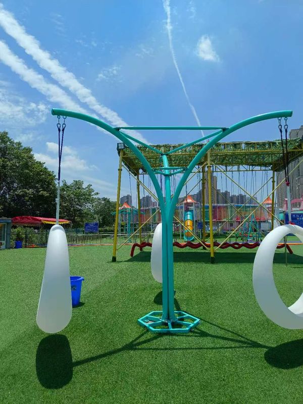 Indoor Outdoor Engaging Playground Devices Interactive Light Moon Swing Features For Engaging Playtime