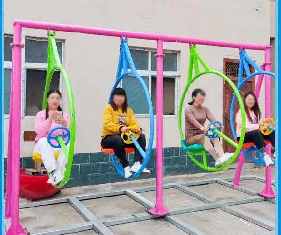 Children Swing Rides Interactive Playground Equipment Inclusive Design With 24/7 Customer Support And Technical Assistance