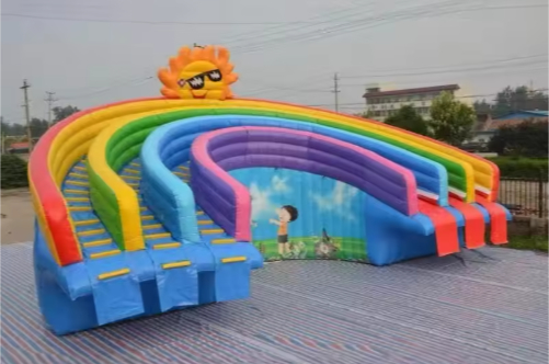 6*8m Inflatable Water Slide with 1200w Blower for 1-20 People Outdoor Summer Fun