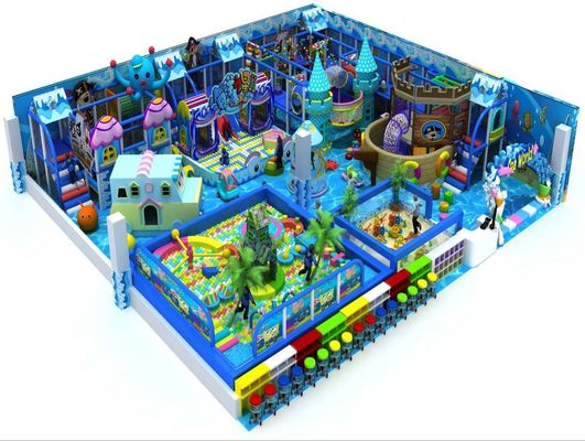 Seaworld Theme Baby Naughty Fort Indoor Playground Soft Play House Small Adventure Park
