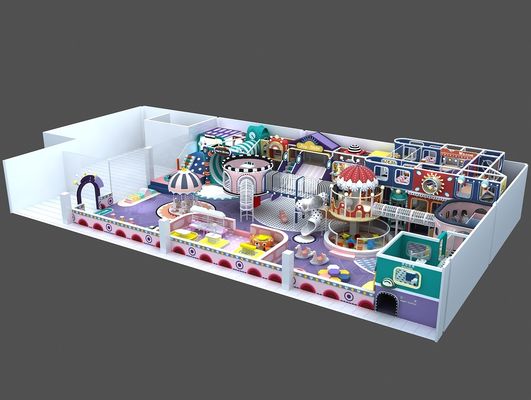 Funny Naughty Castle 25sqm Kids Commercial Indoor Playground Equipment Game Center