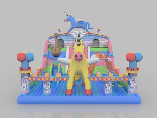 Inflatable PVC Bouncy Castle Park Children'S Small Indoor Bouncy Castle Slide