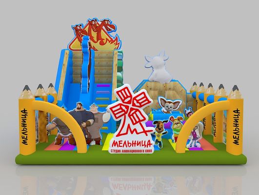 1.2m Mini Bounce House 12 Years Bodyguard Inflatable Jumping Castle