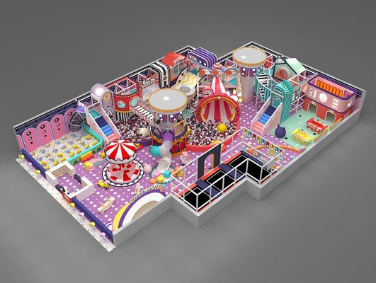 Customized Naughty Castle Children Small  Indoor Playground Equipment Soft Game Set