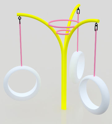 Swing Playgroud Equipment Waterproof Materials For All-Weather Performance