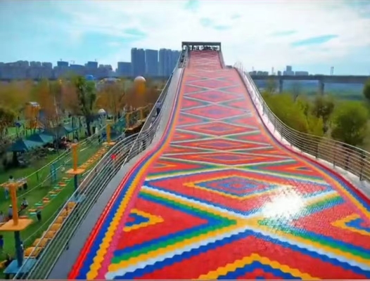 Outdoor Rainbow Slide for Playgrounds Durable All-Ages Fun